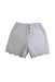 A White Shorts from Organic Mom in size 6T for girl. (Front View)