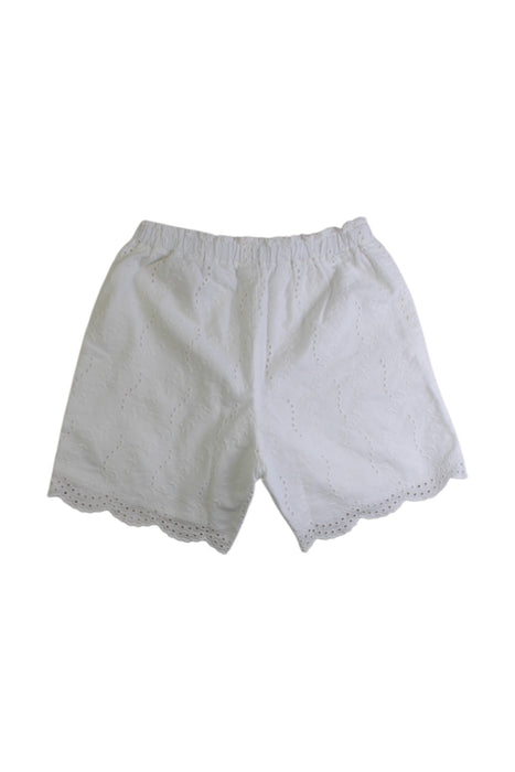 A White Shorts from Organic Mom in size 6T for girl. (Back View)
