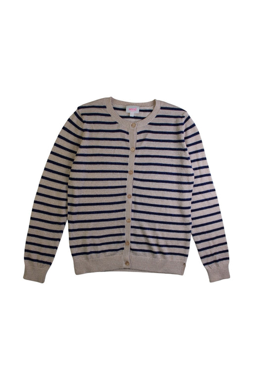A Beige Cardigans from Seed in size 7Y for girl. (Front View)