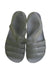 A Grey Sandals from Crocs in size 5T for girl. (Back View)