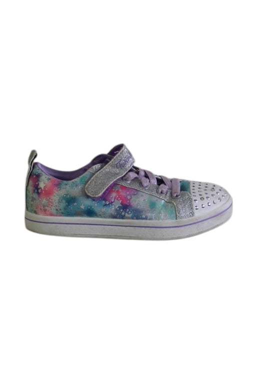 A Multicolour Sneakers from Skechers in size 6T for girl. (Front View)