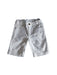 A White Shorts from Petit Bateau in size 3T for neutral. (Front View)