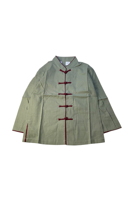 A Green Long Sleeve Tops from Little Valley in size 2T for boy. (Front View)