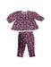 A Burgundy Pants Sets from Jessica Simpson in size 3-6M for girl. (Front View)