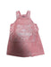 A Pink Overall Dresses from Kenzo in size 6-12M for girl. (Front View)