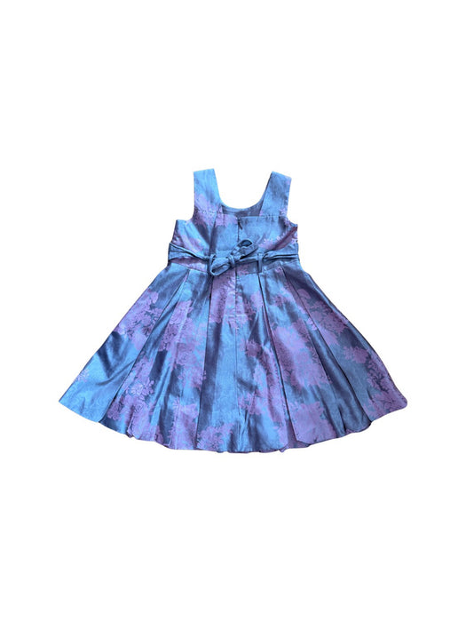 A Taupe Sleeveless Dresses from Monsoon in size 4T for girl. (Back View)