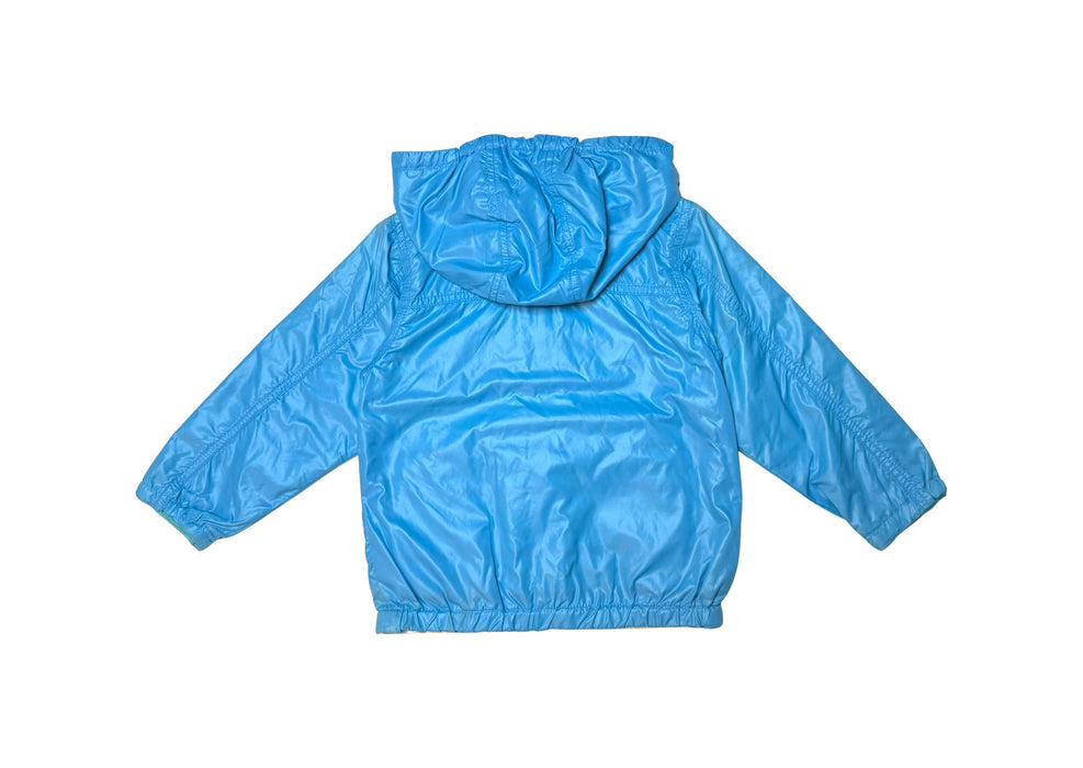 A Blue Lightweight Jackets from Miki House in size 3T for boy. (Back View)