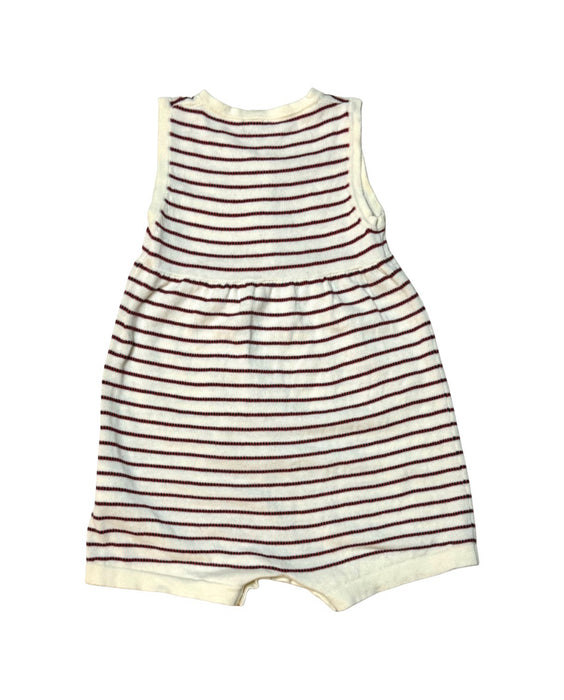 A White Sleeveless Rompers from FUB in size 2T for girl. (Back View)