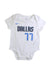 A Blue Short Sleeve Bodysuits from Nike in size 0-3M for boy. (Front View)