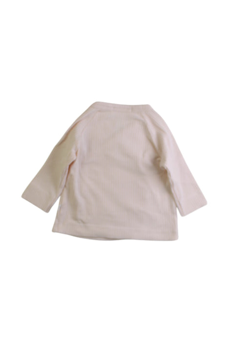 A Pink Long Sleeve Tops from 1 + in the family in size Newborn for girl. (Back View)