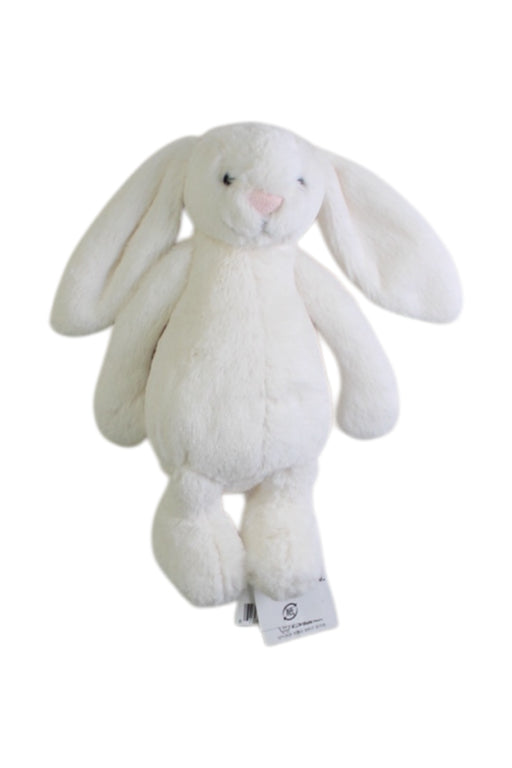 A White Soft Toys from Jellycat in size O/S for neutral. (Front View)