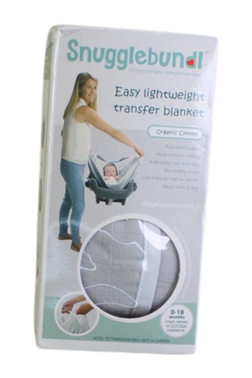 A Grey Blankets from Snugglebundl in size 0-3M for neutral. (Front View)