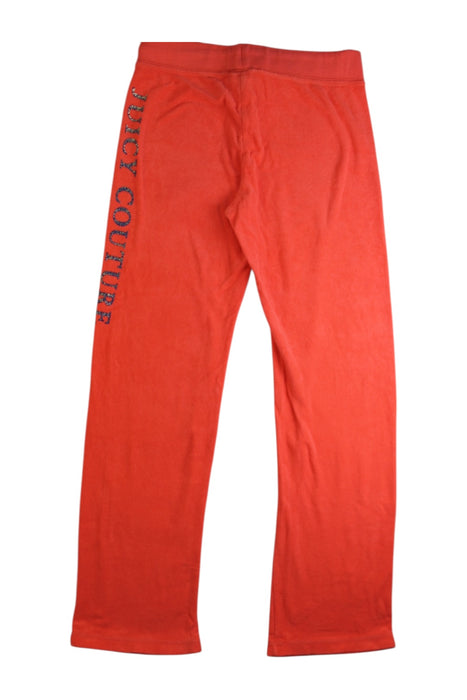 A Red Sweatpants from Juicy Couture in size 10Y for girl. (Back View)