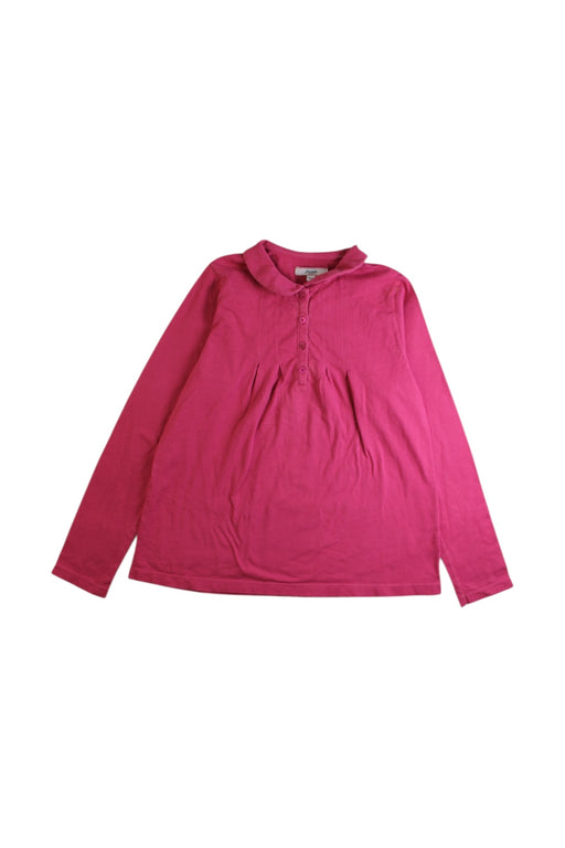 A Pink Long Sleeve Tops from Jacadi in size 10Y for girl. (Front View)