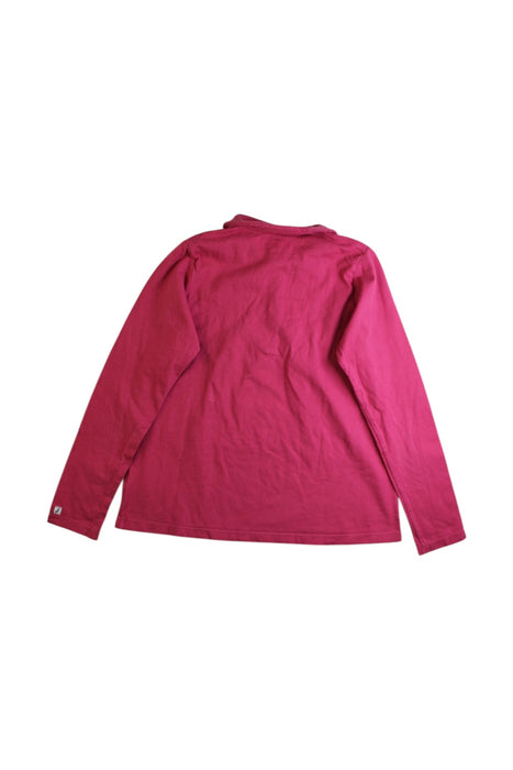 A Pink Long Sleeve Tops from Jacadi in size 10Y for girl. (Back View)