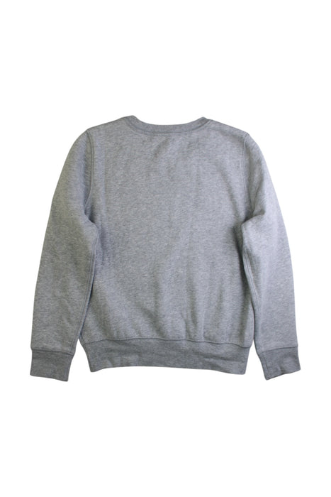 A Grey Crewneck Sweatshirts from Polo Ralph Lauren in size 8Y for girl. (Back View)