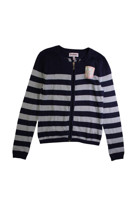 A Blue Cardigans from Juicy Couture in size 8Y for girl. (Front View)