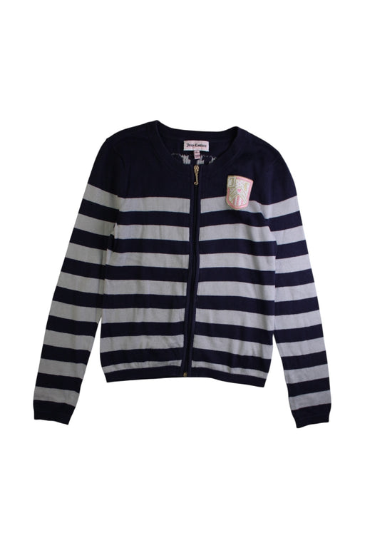 A Blue Cardigans from Juicy Couture in size 8Y for girl. (Front View)