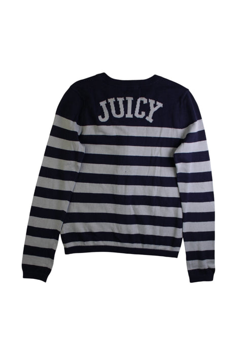 A Blue Cardigans from Juicy Couture in size 8Y for girl. (Back View)