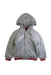 A Grey Lightweight Jackets from Converse in size 7Y for neutral. (Front View)
