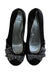 A Black Dress Shoes from Stuart Weitzman in size 7Y for girl. (Back View)