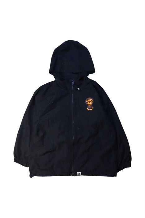 A Black Lightweight Jackets from Bape by A Bathing Ape in size 5T for boy. (Front View)