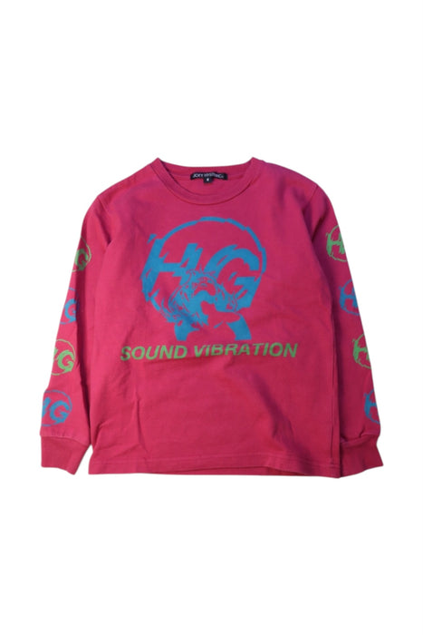 A Pink Crewneck Sweatshirts from Joey Hysteric in size 5T for girl. (Front View)