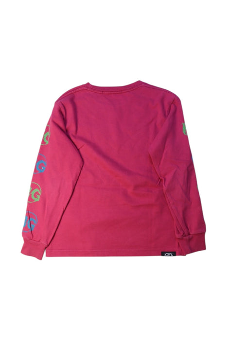A Pink Crewneck Sweatshirts from Joey Hysteric in size 5T for girl. (Back View)