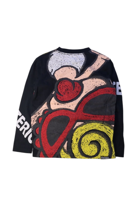 A Multicolour Long Sleeve T Shirts from Hysteric Mini in size 5T for girl. (Back View)