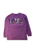 A Purple Crewneck Sweatshirts from Joey Hysteric in size 7Y for girl. (Front View)
