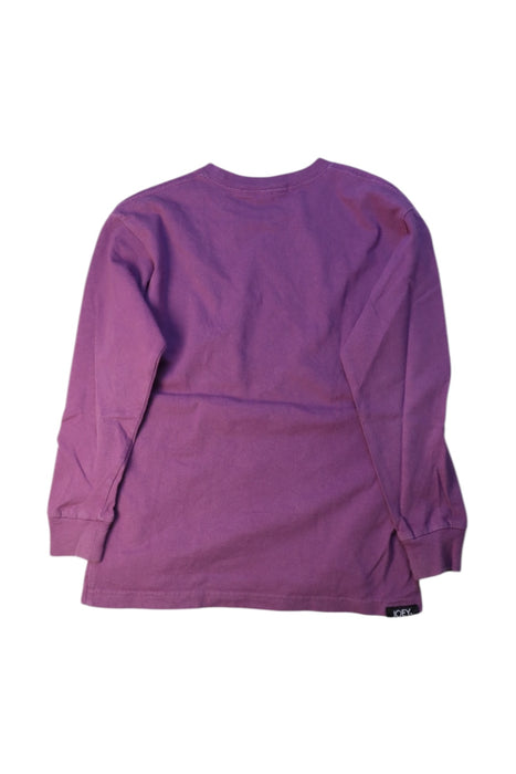 A Purple Crewneck Sweatshirts from Joey Hysteric in size 7Y for girl. (Back View)