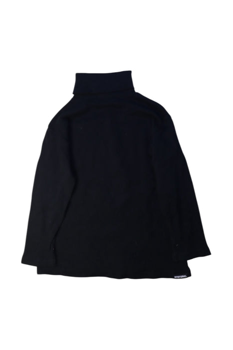 A Black Long Sleeve Tops from Hysteric Mini in size 5T for girl. (Back View)