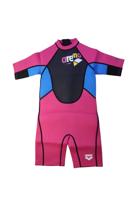 A Multicolour Wetsuits from Arena in size 5T for girl. (Front View)