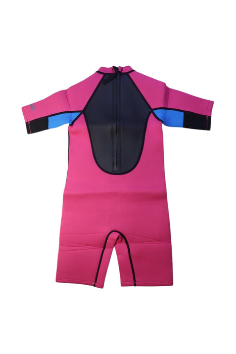 A Multicolour Wetsuits from Arena in size 5T for girl. (Back View)