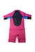 A Multicolour Wetsuits from Arena in size 5T for girl. (Back View)