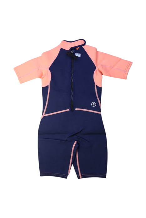 A Navy Wetsuits from Barrel in size 5T for boy. (Back View)