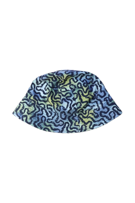 A Blue Sun Hats from Aigle in size 6T for girl. (Front View)