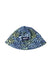 A Blue Sun Hats from Aigle in size 6T for girl. (Back View)