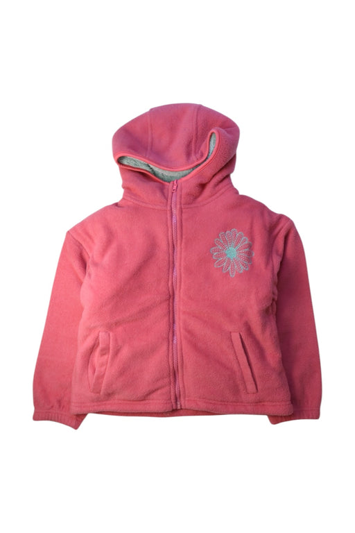 A Pink Hooded Sweatshirts from Mardi Mercredi in size 5T for girl. (Front View)