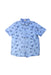 A Blue Short Sleeve Shirts from Vertbaudet in size 6T for boy. (Front View)