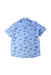 A Blue Short Sleeve Shirts from Vertbaudet in size 6T for boy. (Back View)