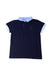 A Navy Short Sleeve Polos from Jacadi in size 4T for boy. (Front View)