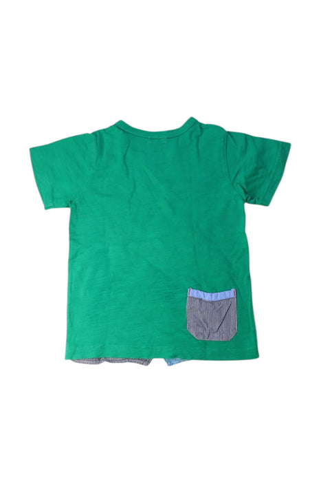 A Green Short Sleeve T Shirts from Ragmart in size 4T for boy. (Back View)