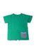 A Green Short Sleeve T Shirts from Ragmart in size 4T for boy. (Back View)