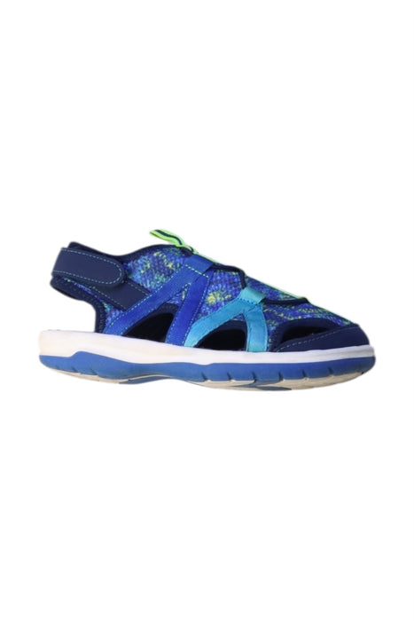 A Multicolour Sandals from Lands' End in size 6T for neutral. (Front View)