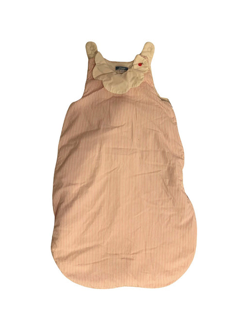 A Pink Sleepsacs from Jacadi in size 3-6M for girl. (Front View)