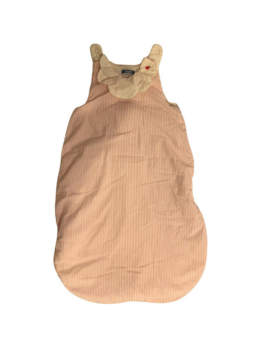 A Pink Sleepsacs from Jacadi in size 3-6M for girl. (Front View)