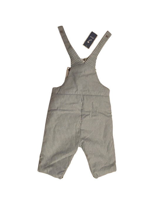 A Blue Overall Shorts from Jacadi in size 0-3M for boy. (Back View)
