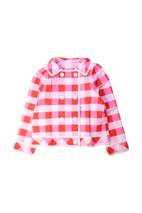 A Multicolour Lightweight Jackets from Jacadi in size 6T for girl. (Front View)