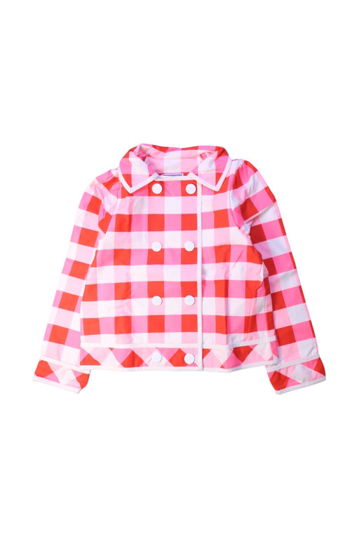 A Multicolour Lightweight Jackets from Jacadi in size 6T for girl. (Front View)